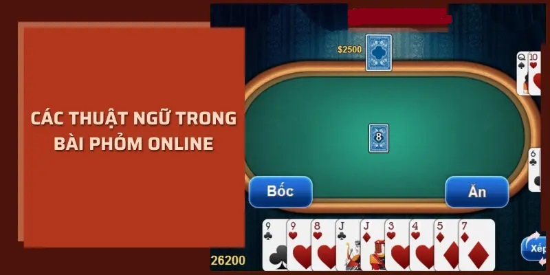 Một số thuật ngữ hay được sử dụng trong game phỏm online