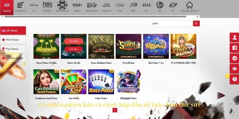 Hướng dẫn chơi poker SA88 đơn giản